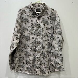 Woolrich Flying Duck Button Down Outdoor Shirt Men’s Size XL